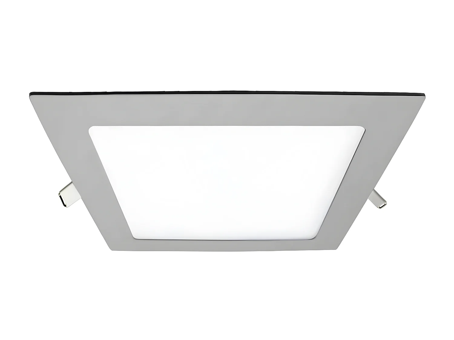 Downlight LED Ultraslim Empotrable Cuadrado 15W 1100lm 20,5x20,5cm 4000K Aluminio 7hSevenOn