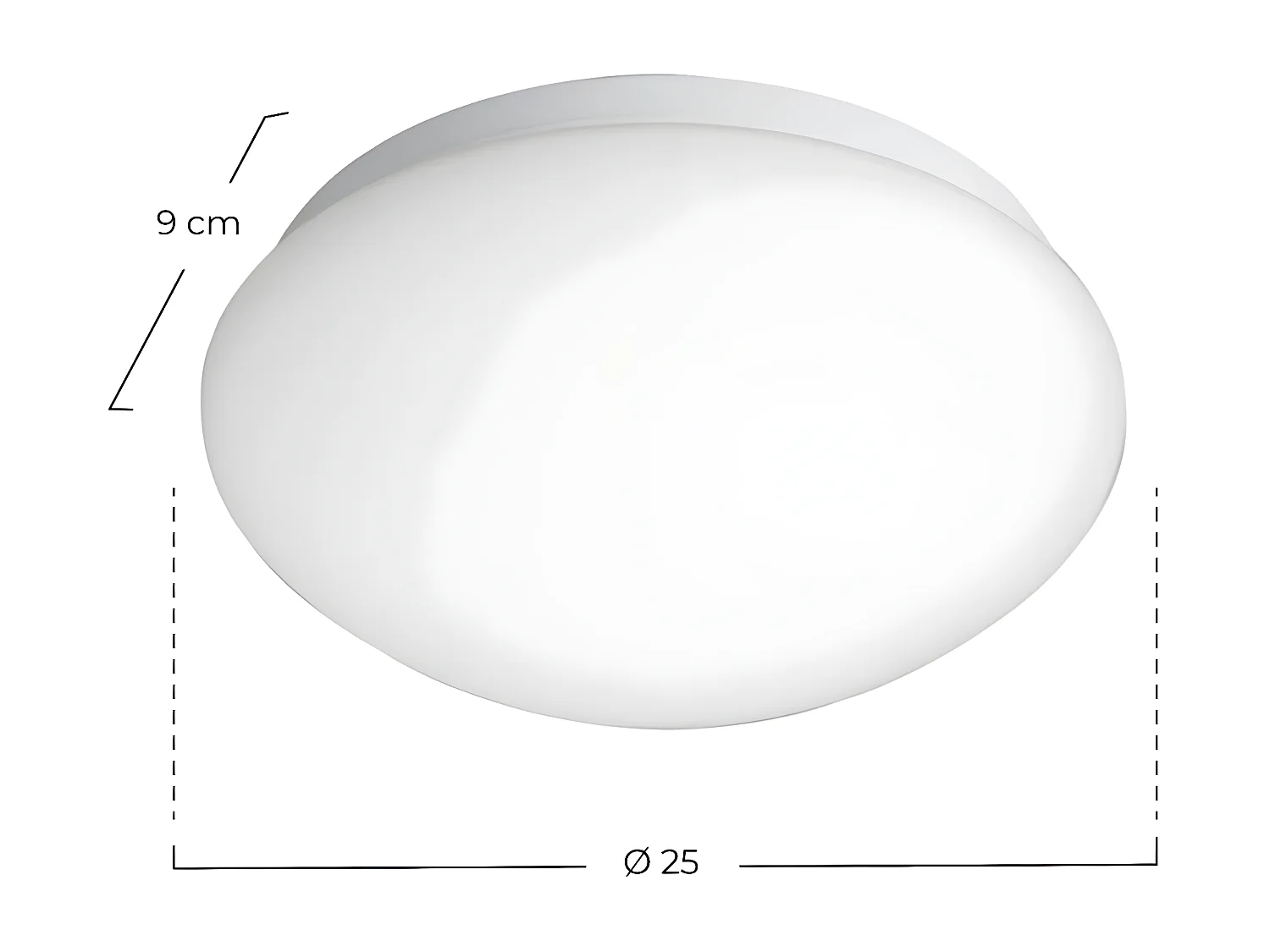 Plafón LED Superficie Redondo 10W 700lm IP44 4000K Sensor de Presencia 360º Eilen