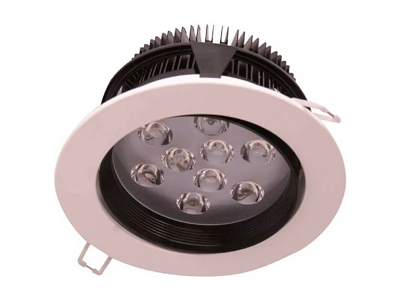 Foco LED Empotrable Orientable Redondo 9W 700lm Ø13cm Blanco Calido Eilen