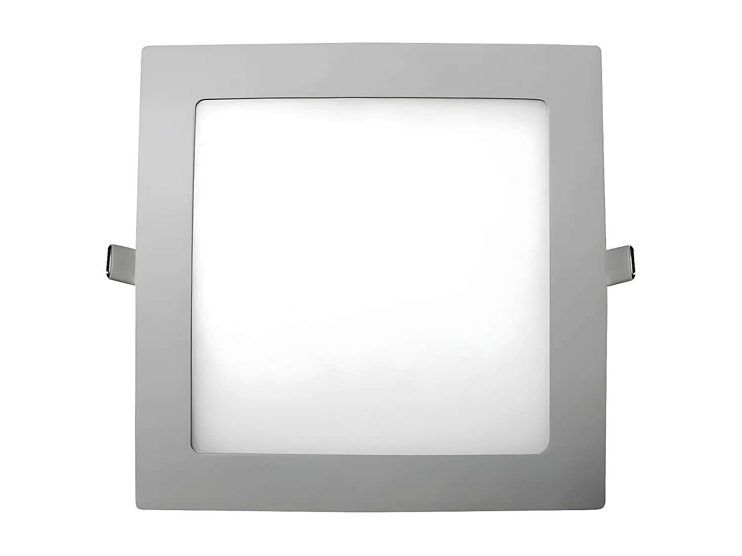 Downlight LED Ultraslim Empotrable Cuadrado 15W 1100lm 20.5x20.5cm 4000K Aluminio 7hSevenOn LED