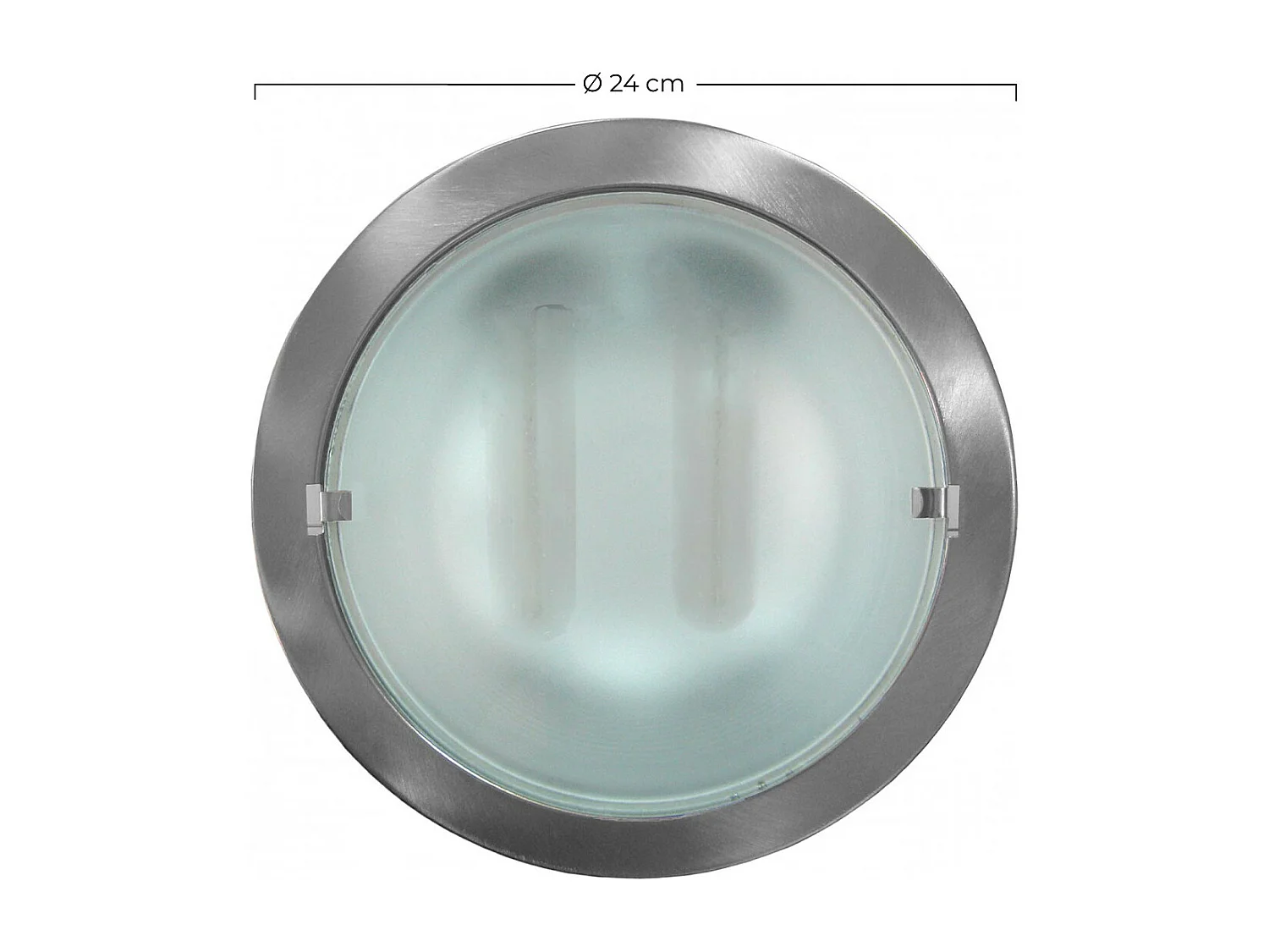 Downlight Basso Consumo 52W 2600lm Incasso Ø24cm 4000K Cromo 7hSevenOn