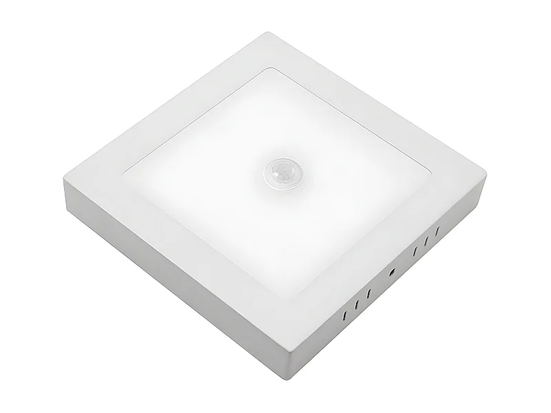 Downlight De Superficie Modelo Onix Blanco Led 18w Con Sensor Movimiento