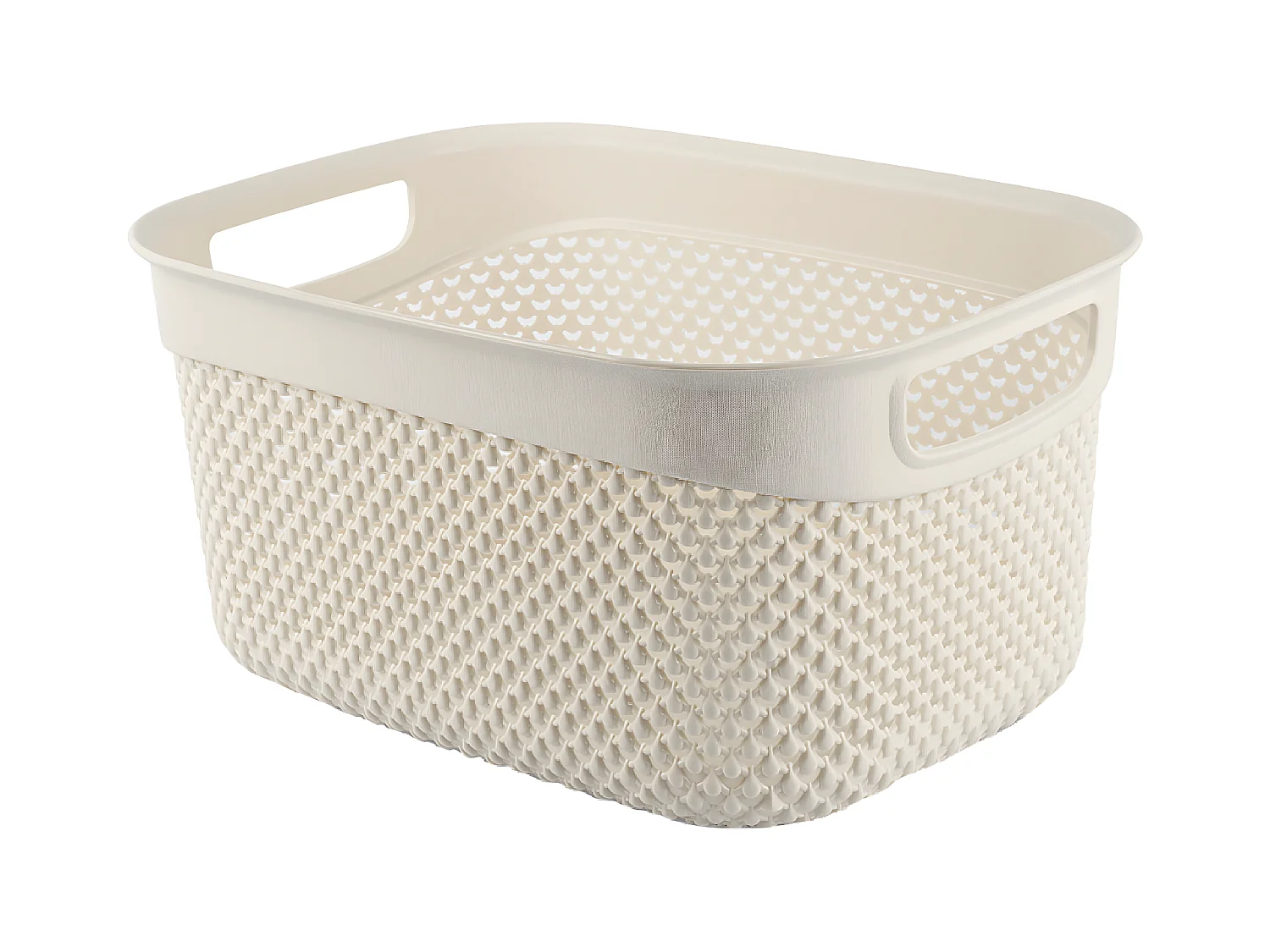 Cesta Alta de Ordenación Rectangular 6,6 Litros beige 7house