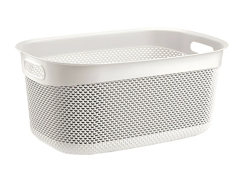 Cesta Alta Rectangular 33 Litros Blanco 7house