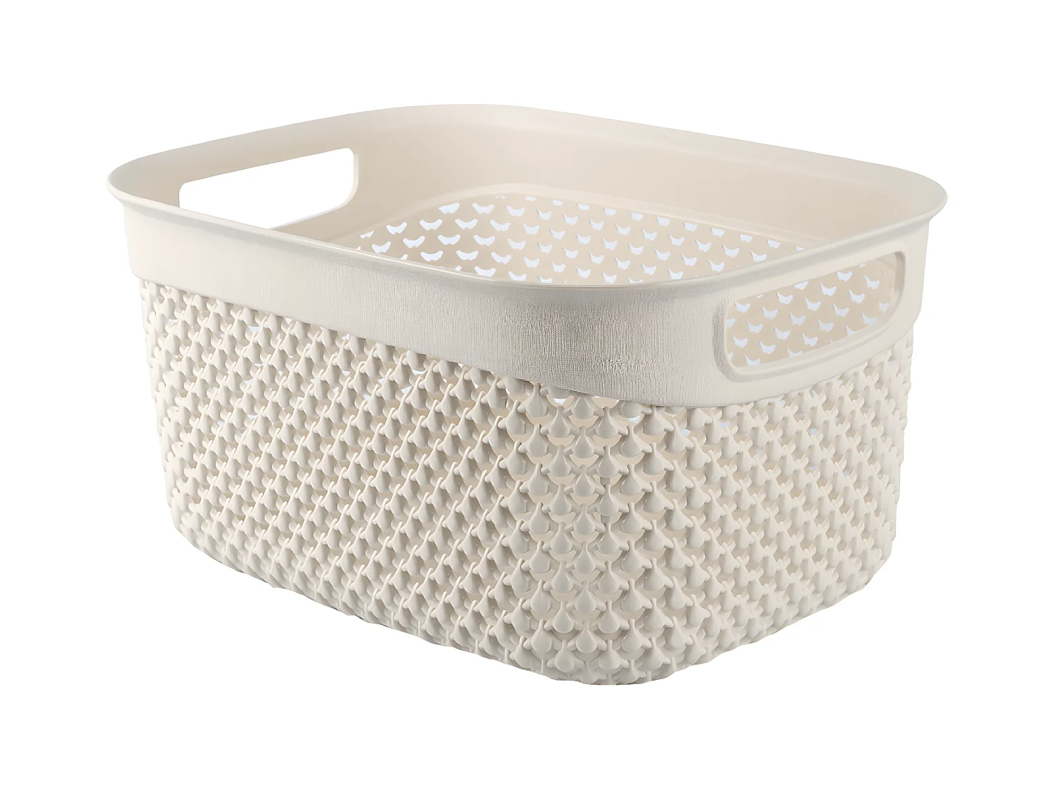 Cesta Mediana de Ordenación Rectangular 3,3 Litros Beige 7house