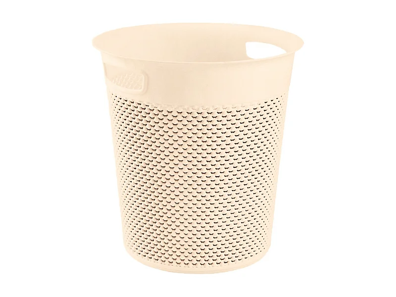 Cesta Mediana Redonda 12 Litros Beige 7house