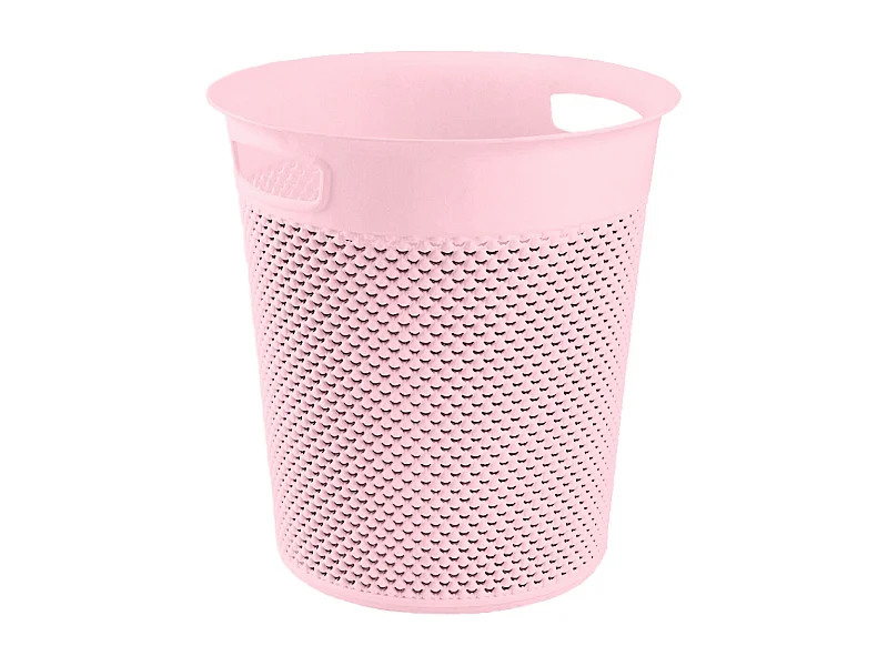 Cesta Mediana Redonda 12 Litros Rosa 7house