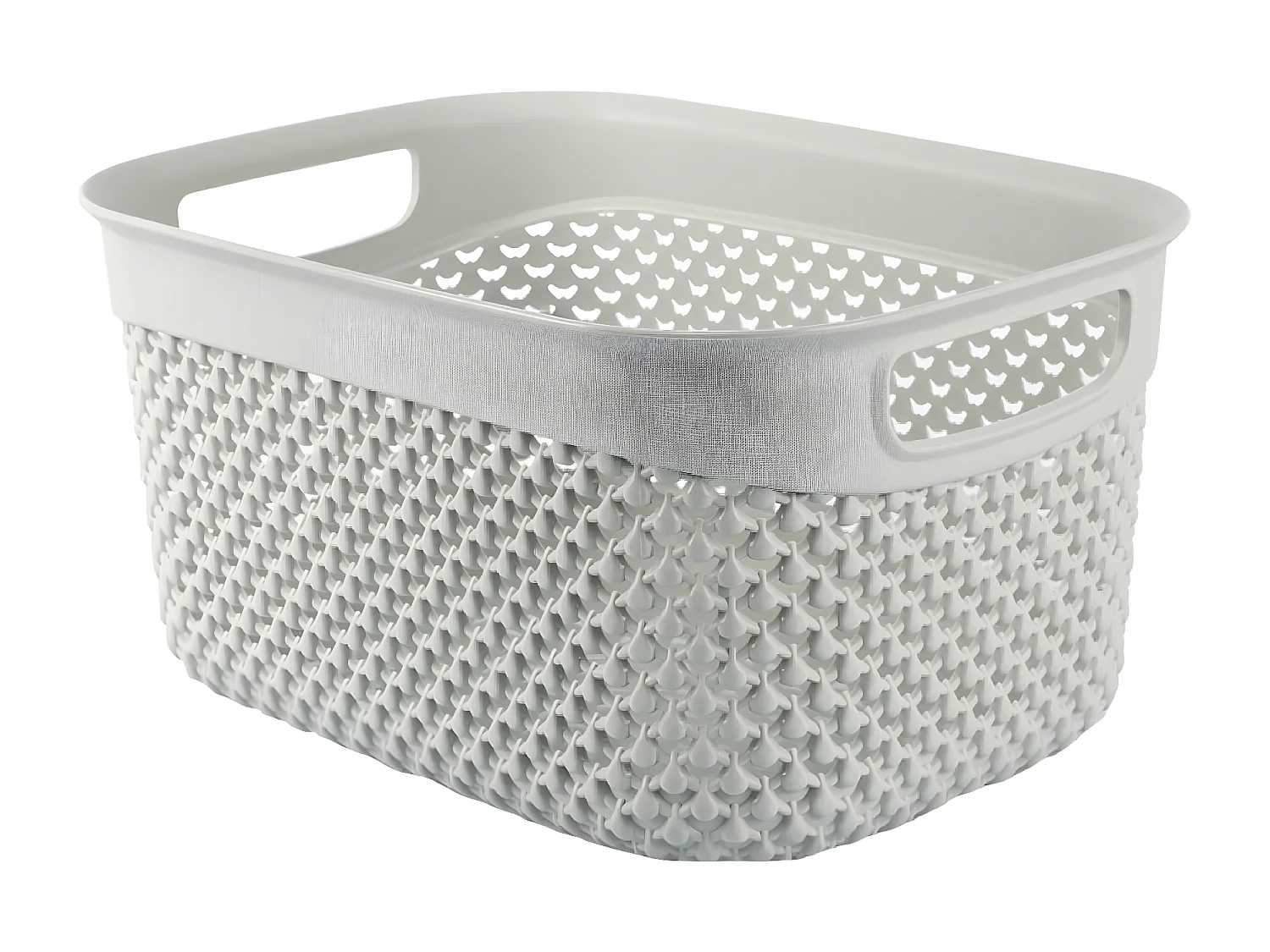 Cesta Mediana de Ordenación Rectangular 3,3 Litros Gris 7house