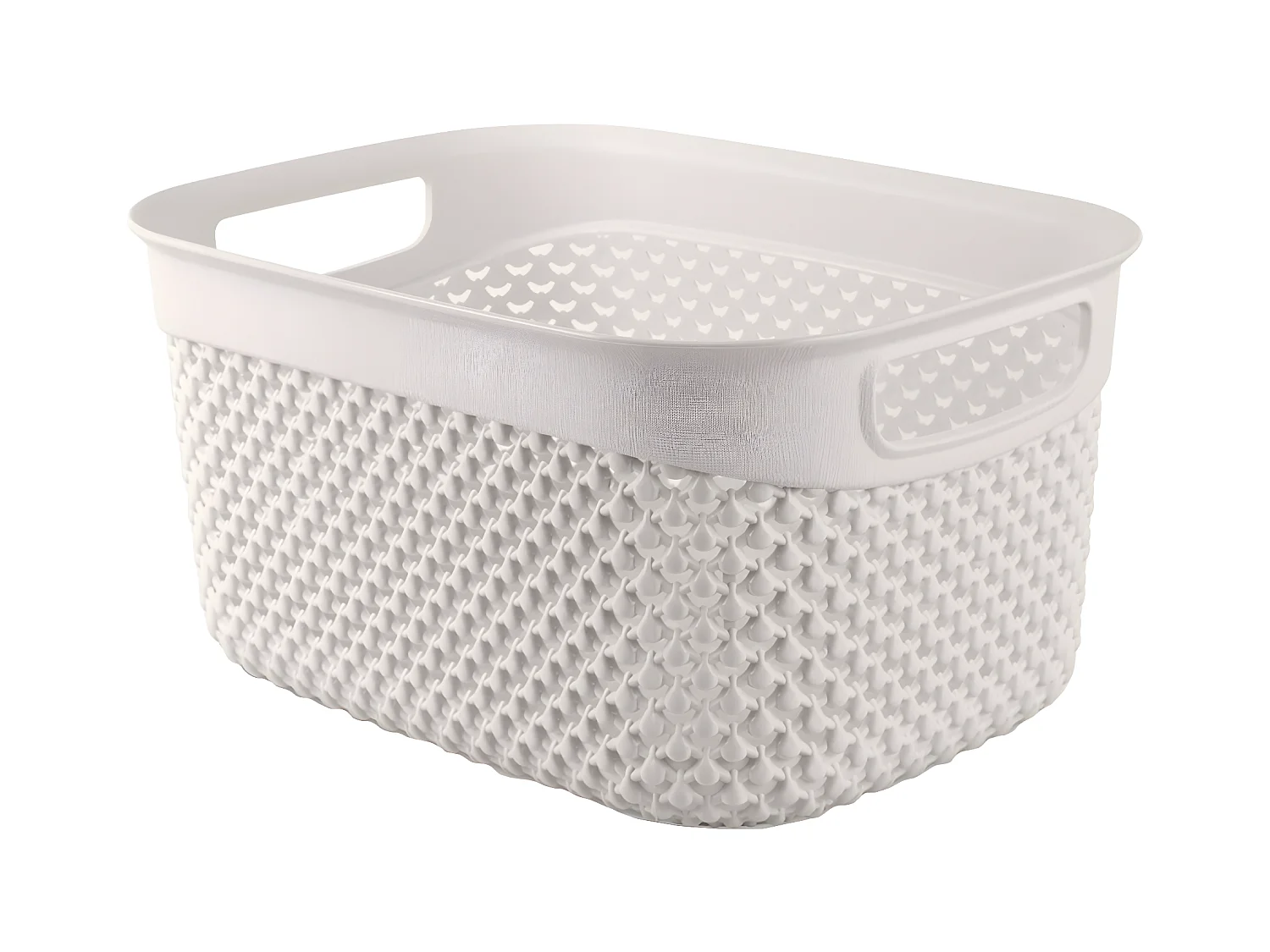 Cesta Alta de Ordenación Rectangular 6,6 Litros Blanco 7house