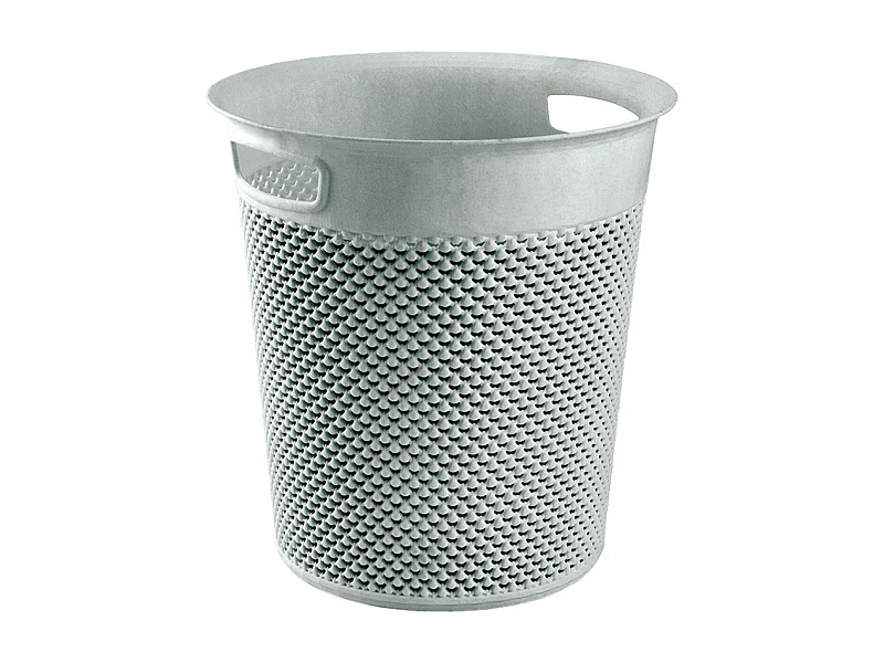 Cesta Mediana Redonda 12 Litros Gris 7house