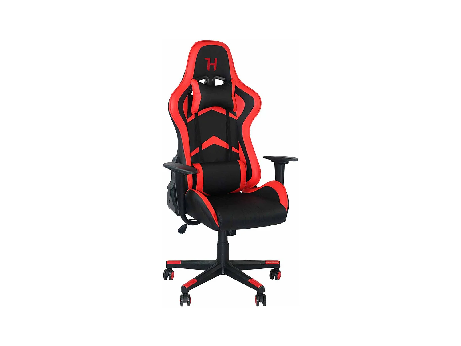 Silla Gaming Titán 71x70.5x136cm Negro/Rojo Thinia Home