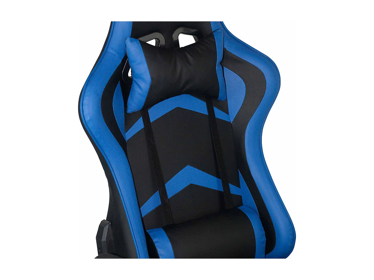 Chaise de jeu Titan 71x70,5x136cm noir/bleu Thinia Home