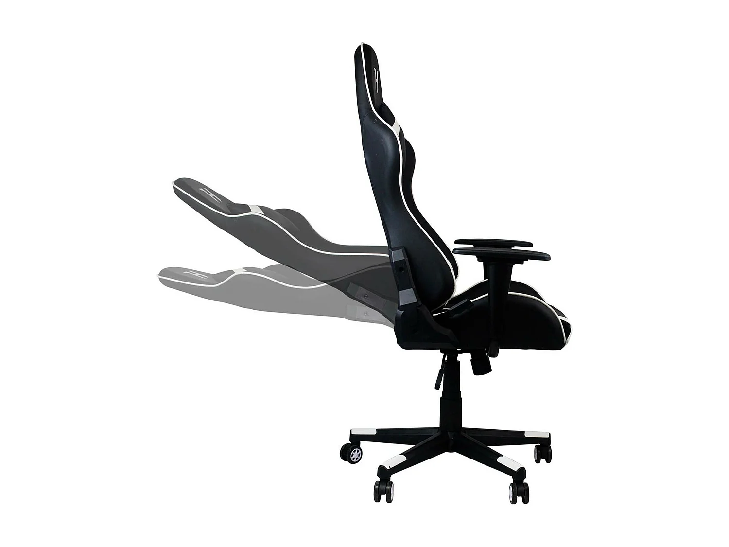 Chaise de jeu Decode 73x68x136cm noir/blanc Thinia Home