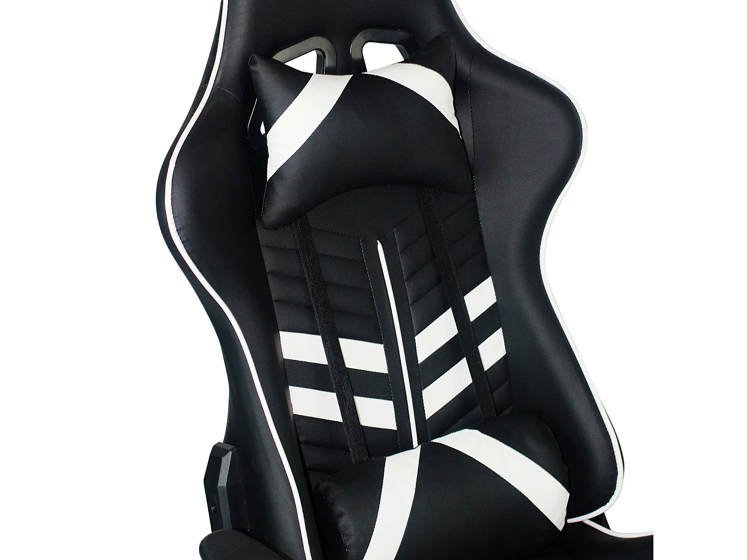 Sedia da gaming Decode 73x68x136 cm Nero/Bianco Thinia Home