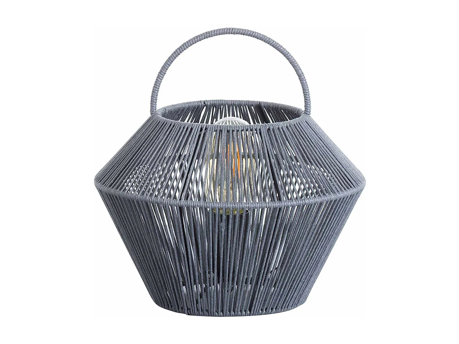 Lampe de table gris Shaoran 24x24x25cm O91