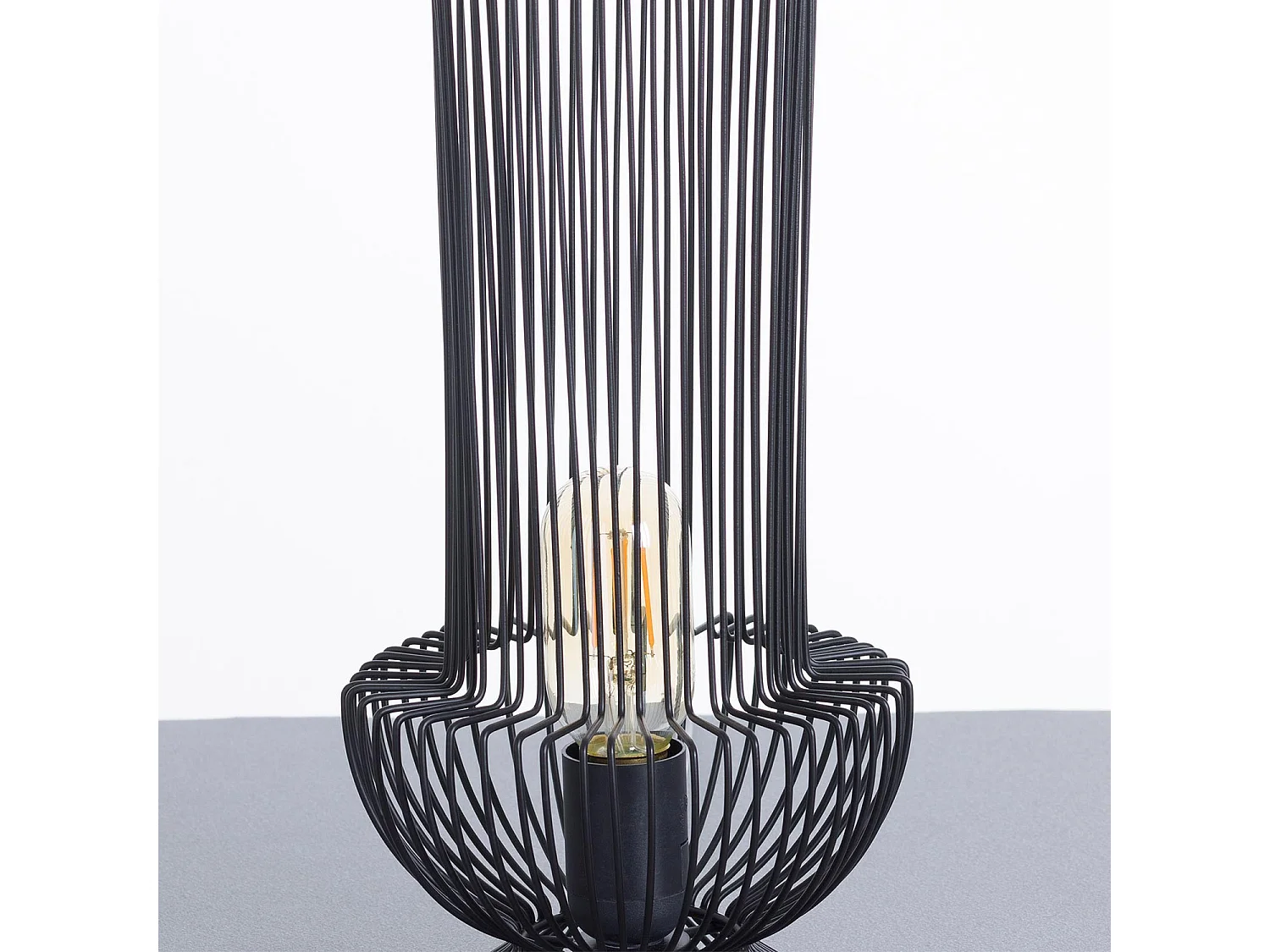 Lampada da tavolo Yan Nera Ø17,5x33cm O91