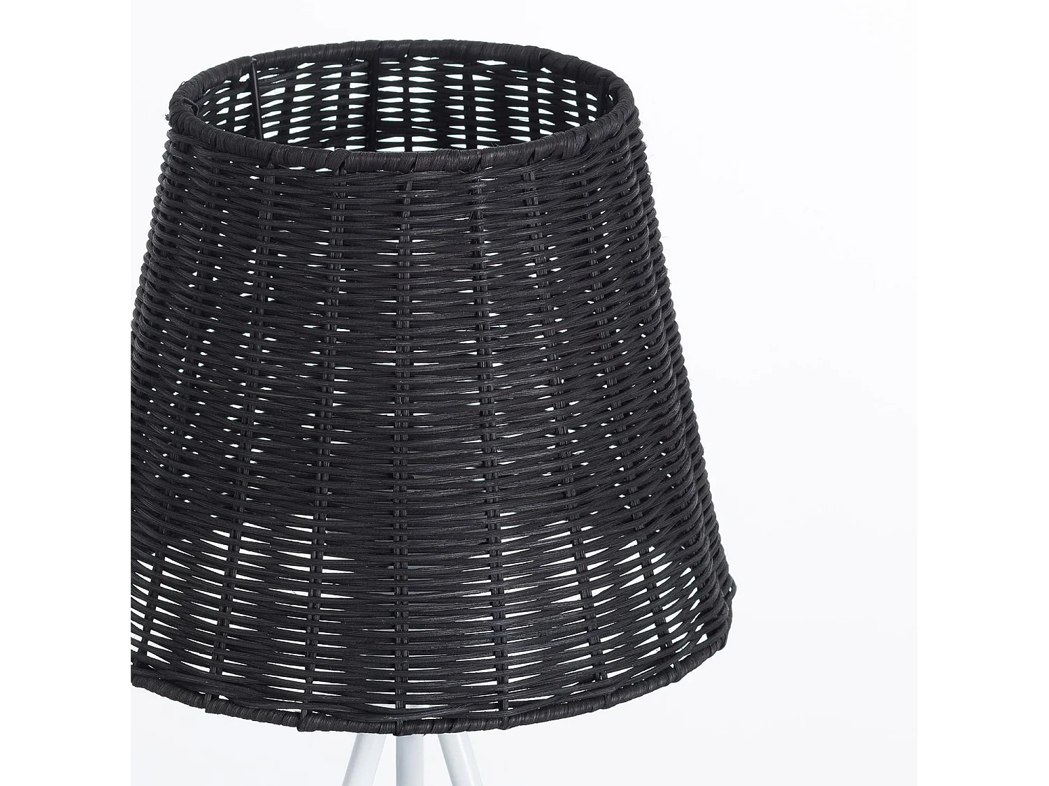 Lampada da tavolo Yuan 22,5x22,5x37 cm bianca O91