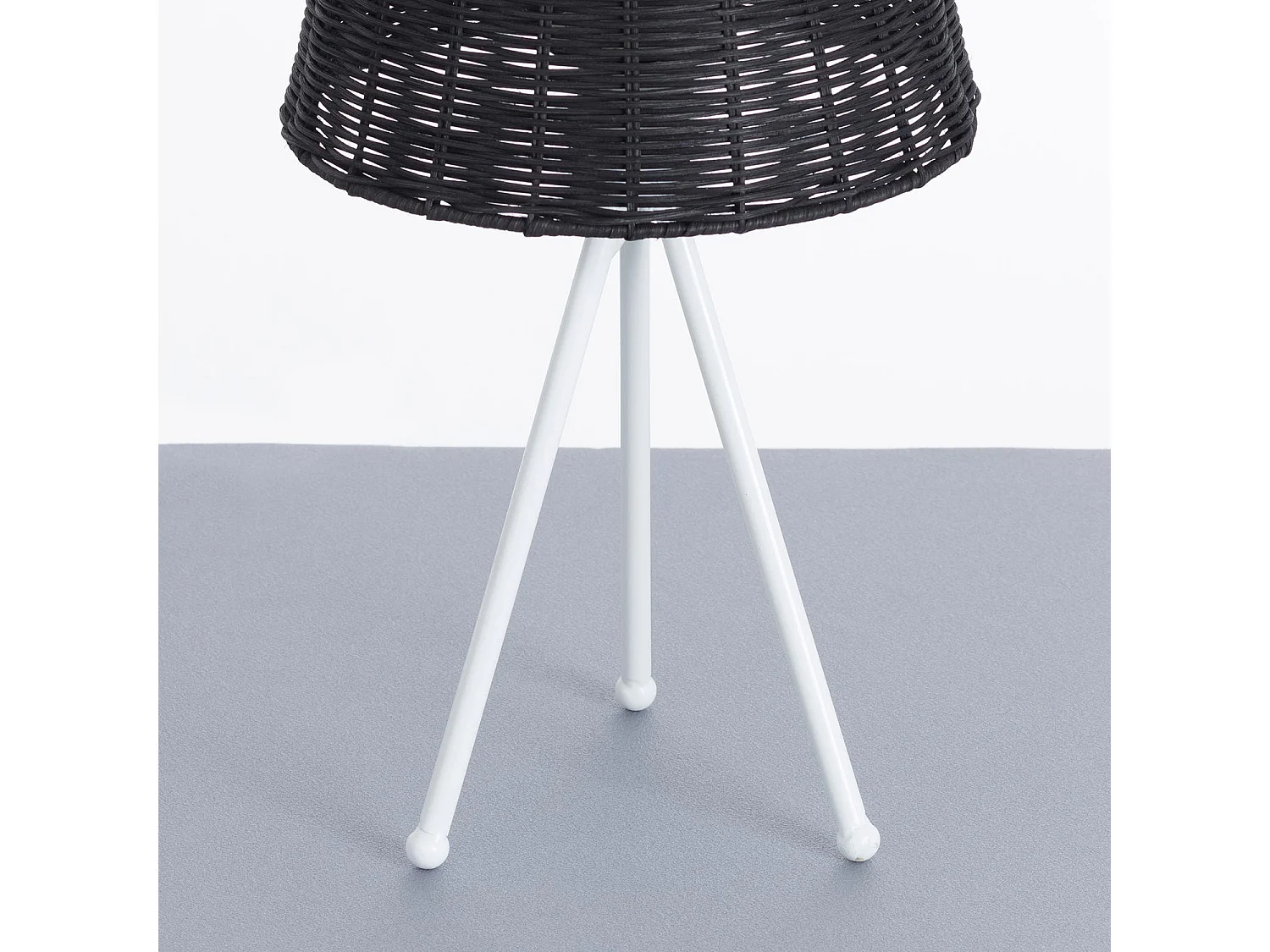 Lampada da tavolo Yuan 22,5x22,5x37 cm bianca O91