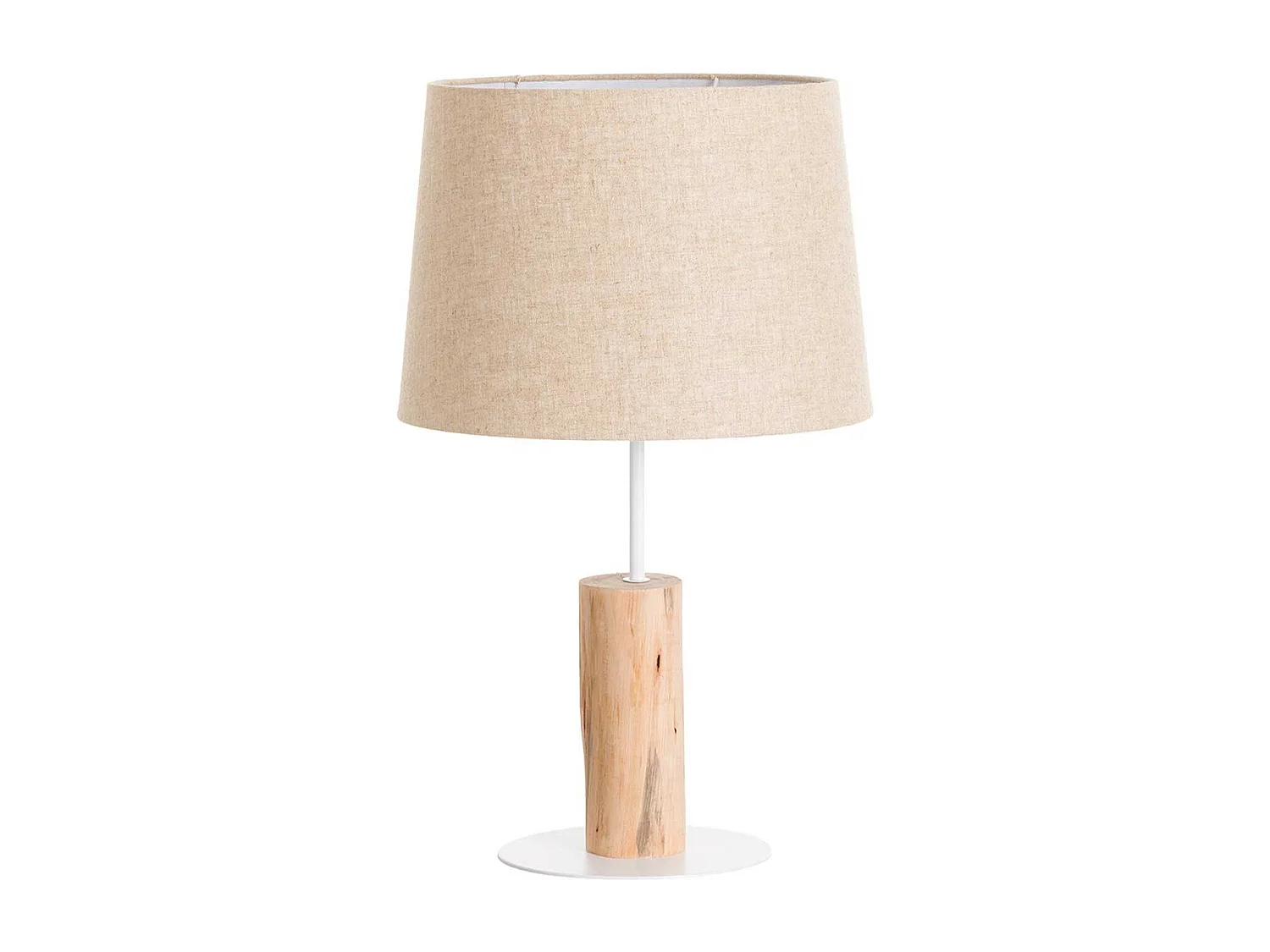 Lámpara de Mesa Natural Pristino 35x35x58cm O91