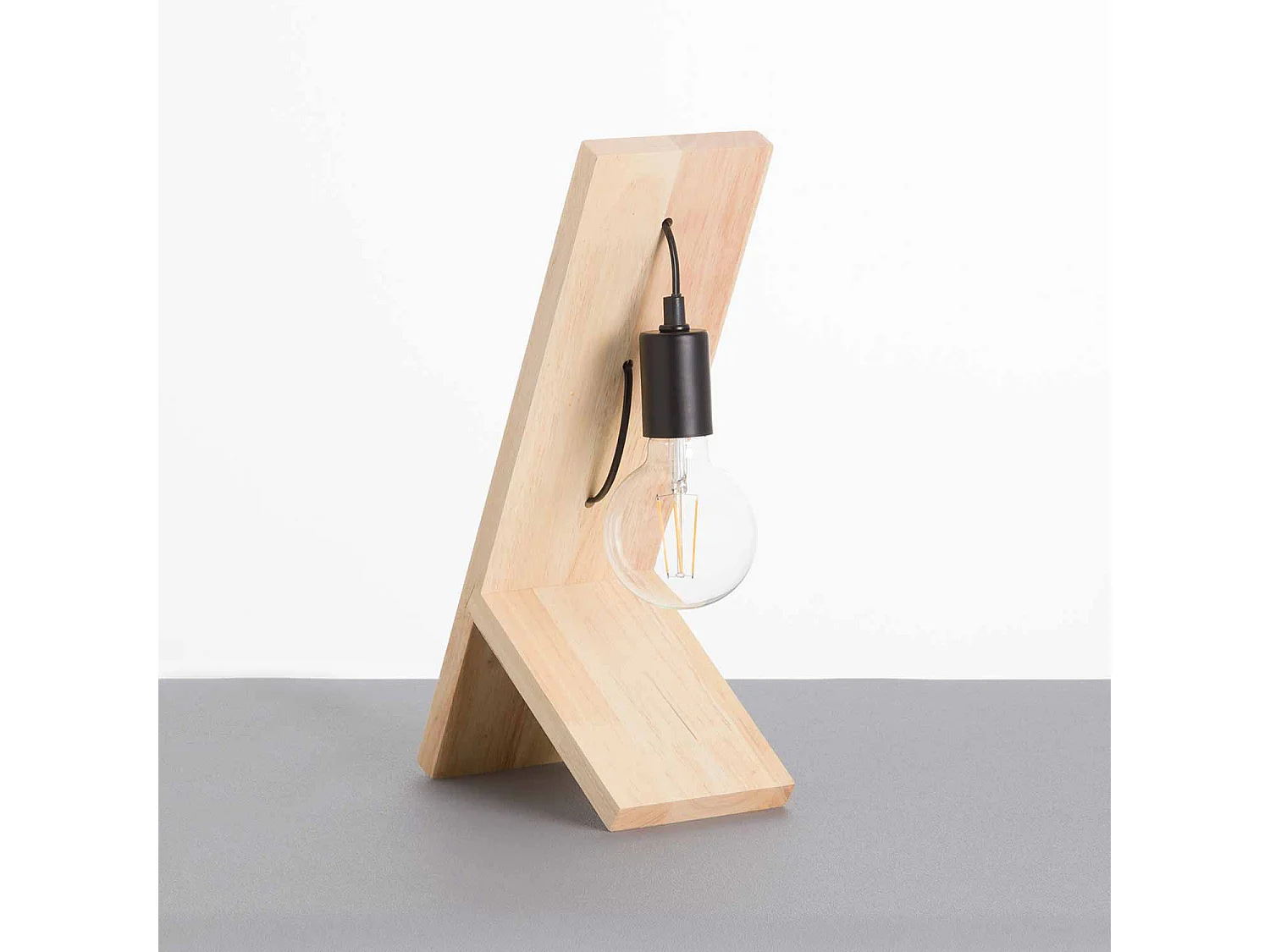 Lámpara de Mesa Natural Rua Vintage 18,4x13x45cm O91