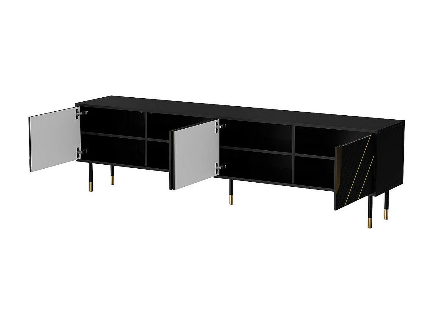 Mesa para TV Charlotte P104, 204x55x40cm