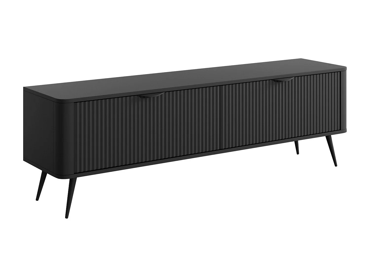 Mueble TV Kingston AC104, Grafito, 164x52x38cm