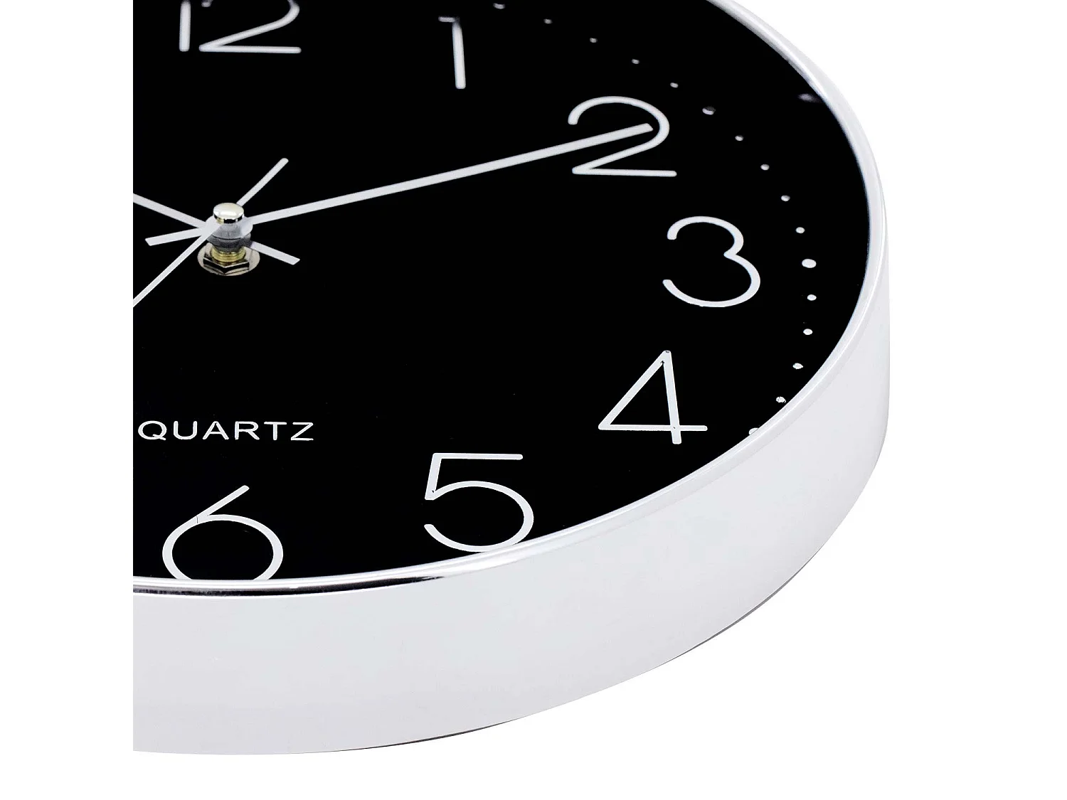 Orologio da parete moderno in rilievo con quadrante nero Ø30 cm Thinia Home