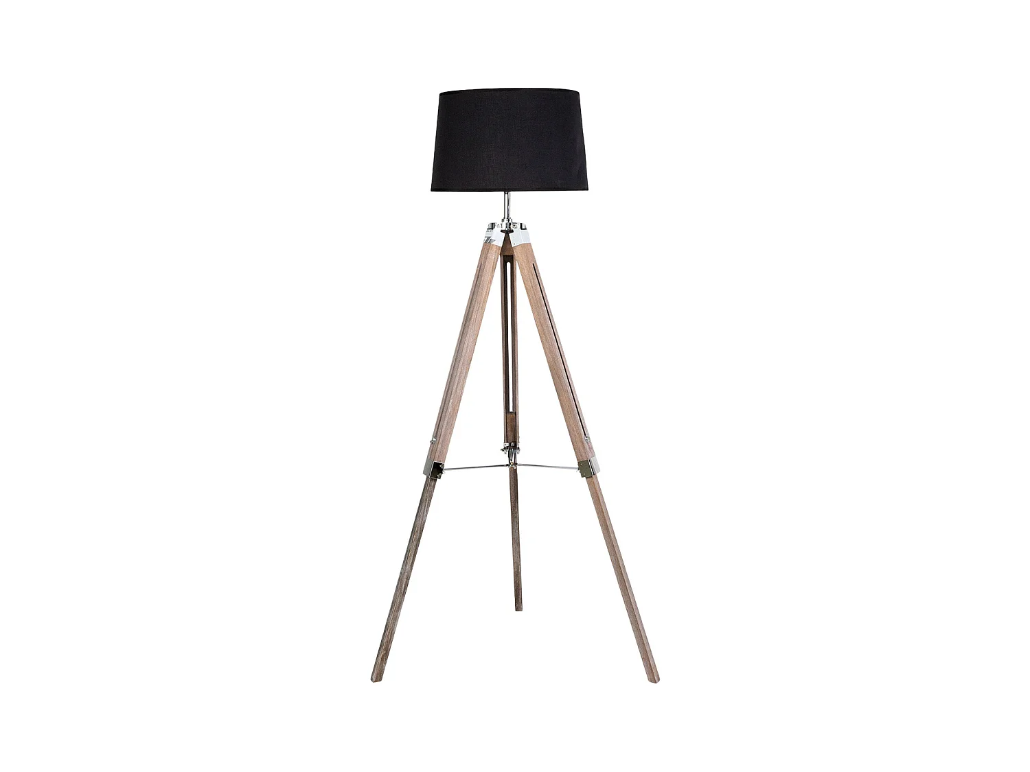 Lampadaire Tripode 60x52x144,5cm Noir O91