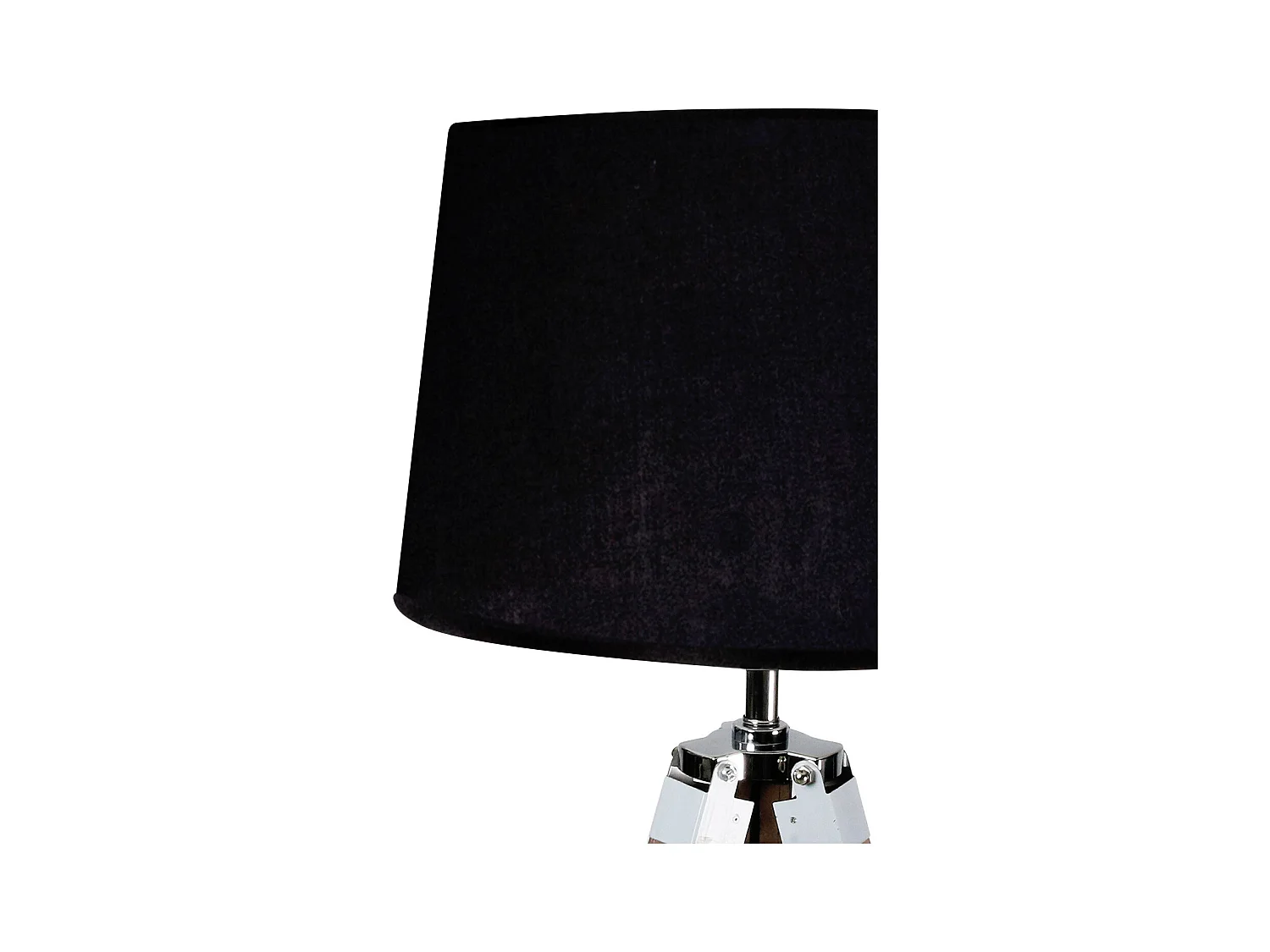 Lampada da terra treppiede 60x52x144,5 cm Nera O91