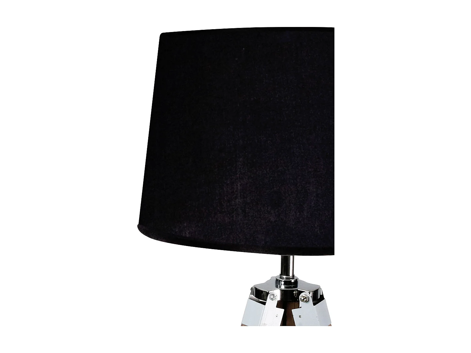 Lampadaire Tripode 60x52x144,5cm Noir O91
