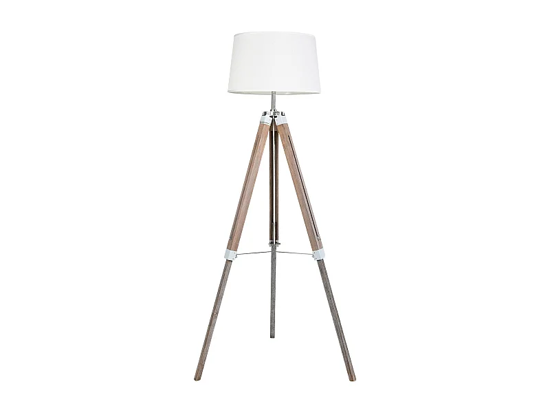 Lámpara de Pie Tripod 60x52x144,5cm Blanco O91