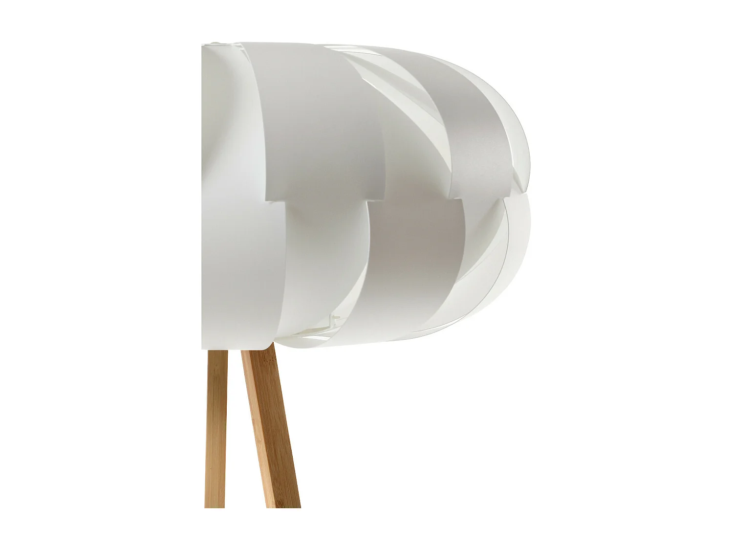 Lámpara de Pie Buana Blanco 47x150cm O91