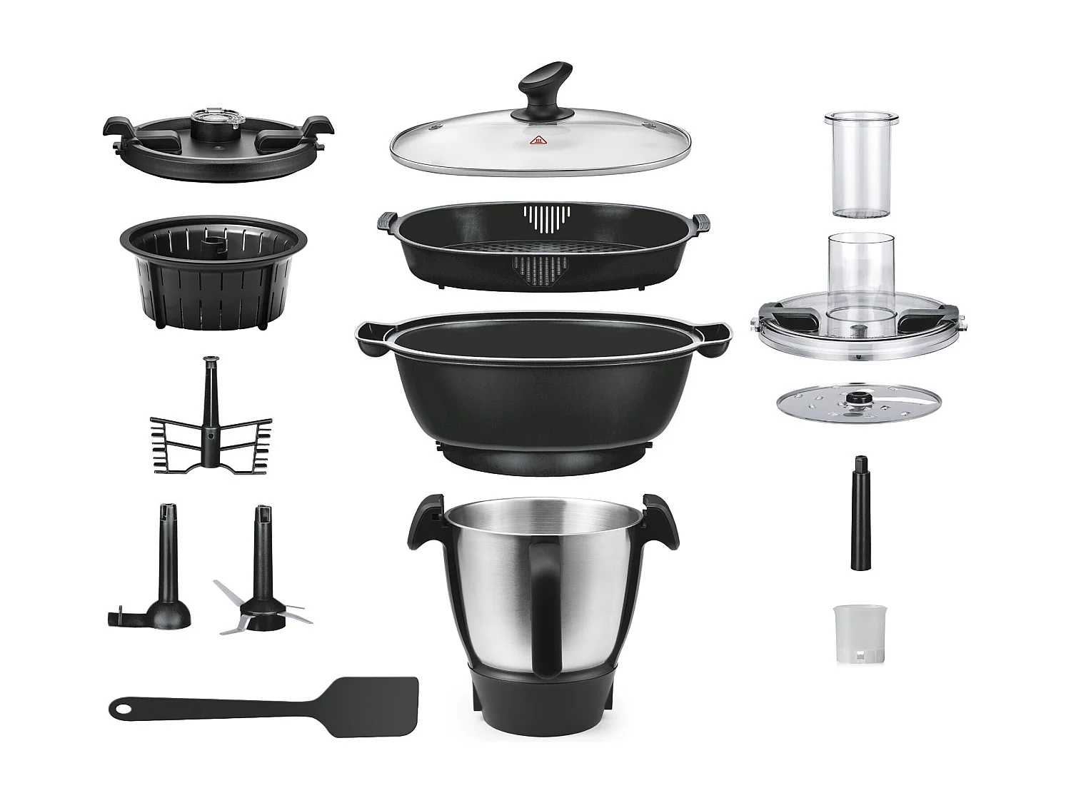 Robby Robot cuiseur multifonctions avec balance intégrée et écran tactile +680 recettes - robicook