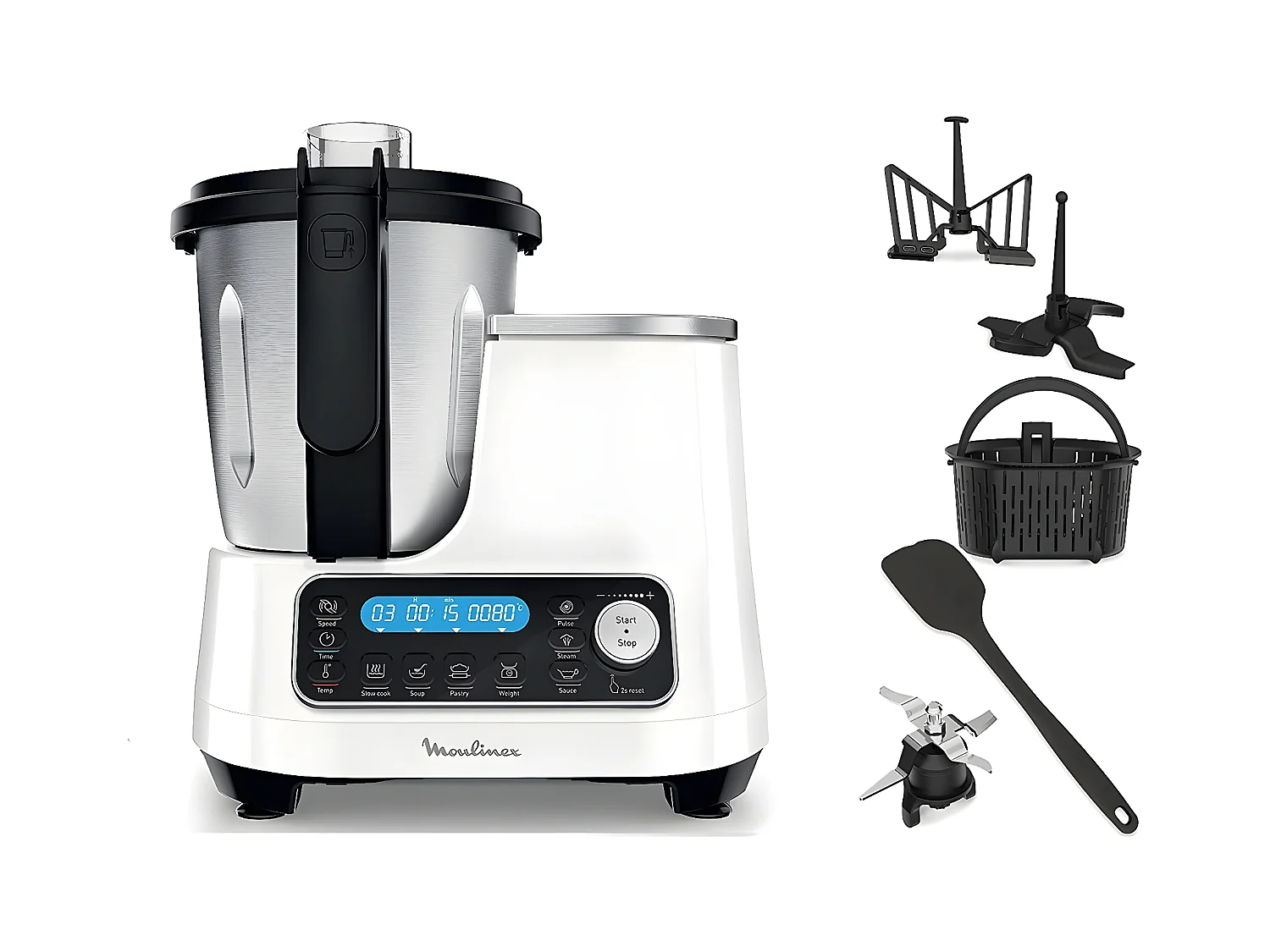 Moulinex Robot cuiseur multifonctions 3.6l 1400w - hf452110
