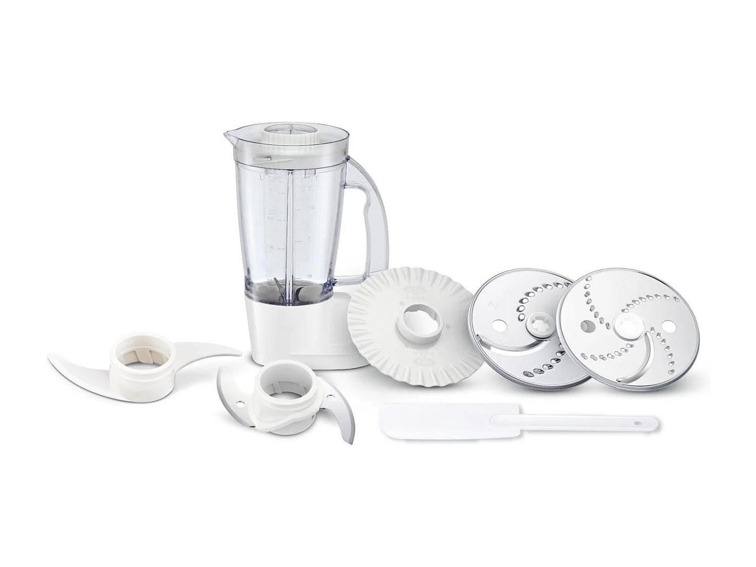 Moulinex FP5441 Robot da cucina multifunzione Double Force Compact