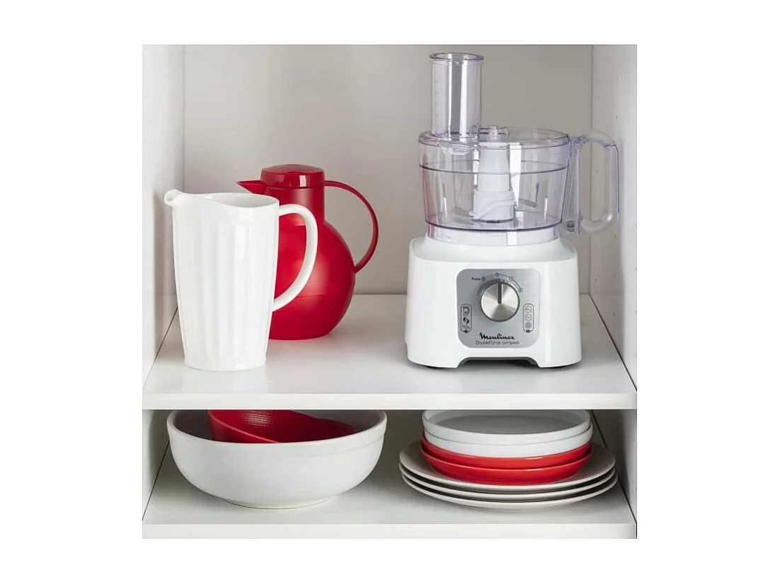 Moulinex FP5441 Robot da cucina multifunzione Double Force Compact