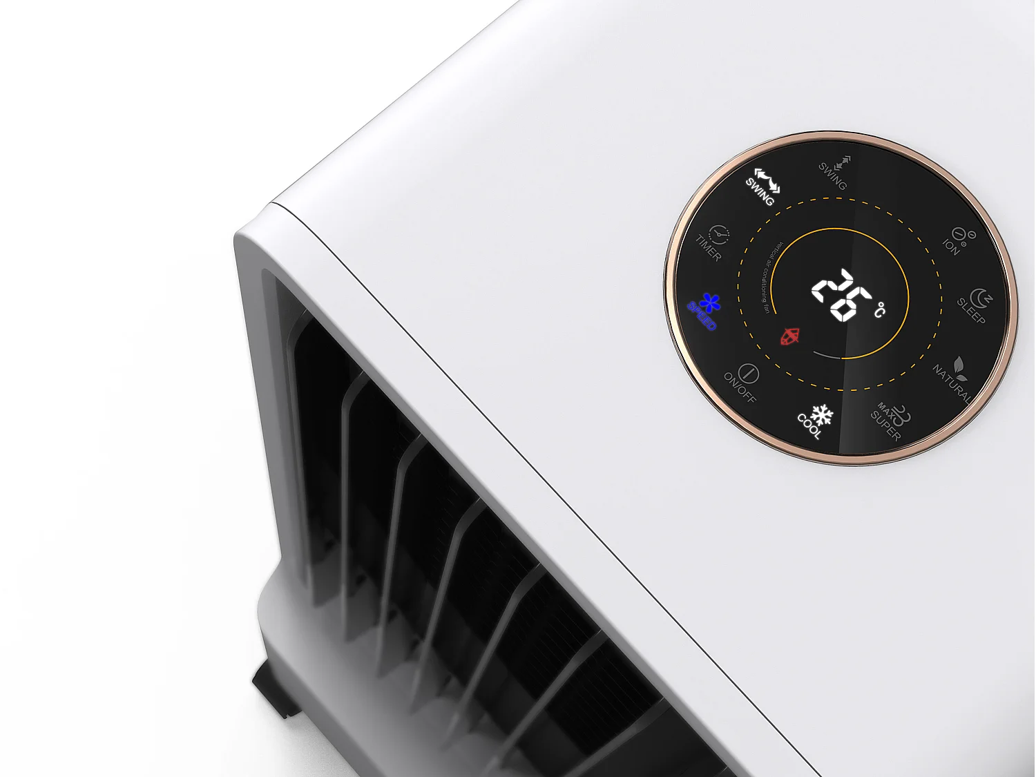 Climatizador Evaporativo con Sistema de Enfriado Automático del agua