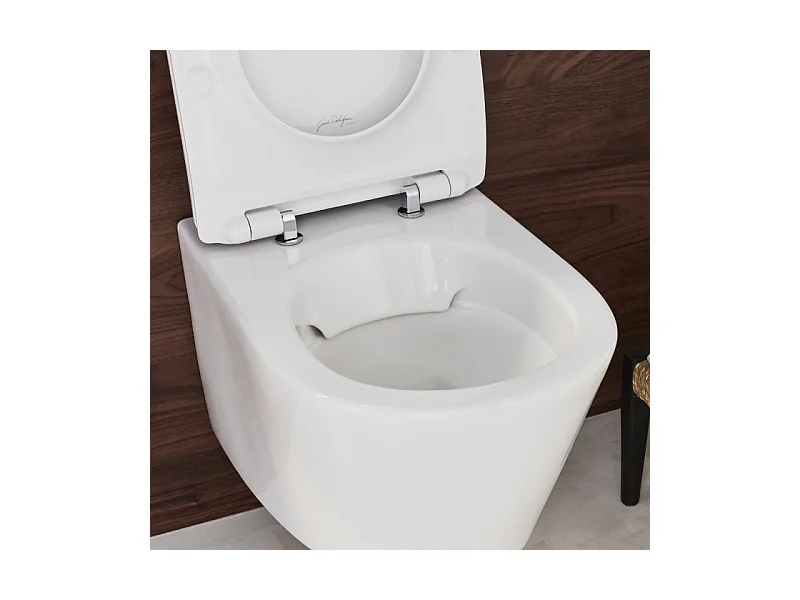 WC suspendu sans bride JACOB DELAFON Bastille caréné + abattant