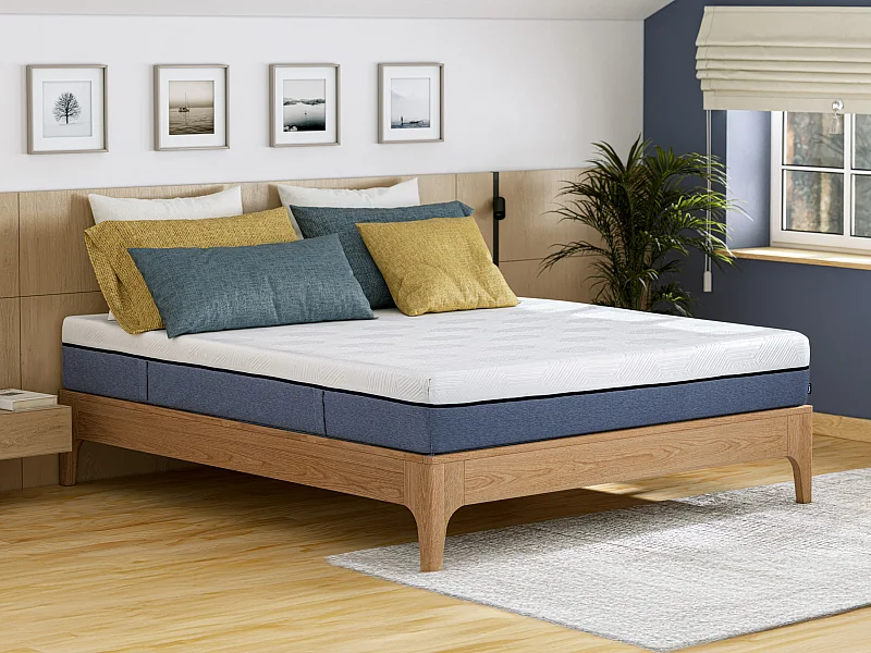 Matelas 180 x 200 cm ressorts ensachés 7 zones et mémoire de forme ép.24cm - KASUI de YSMÉE