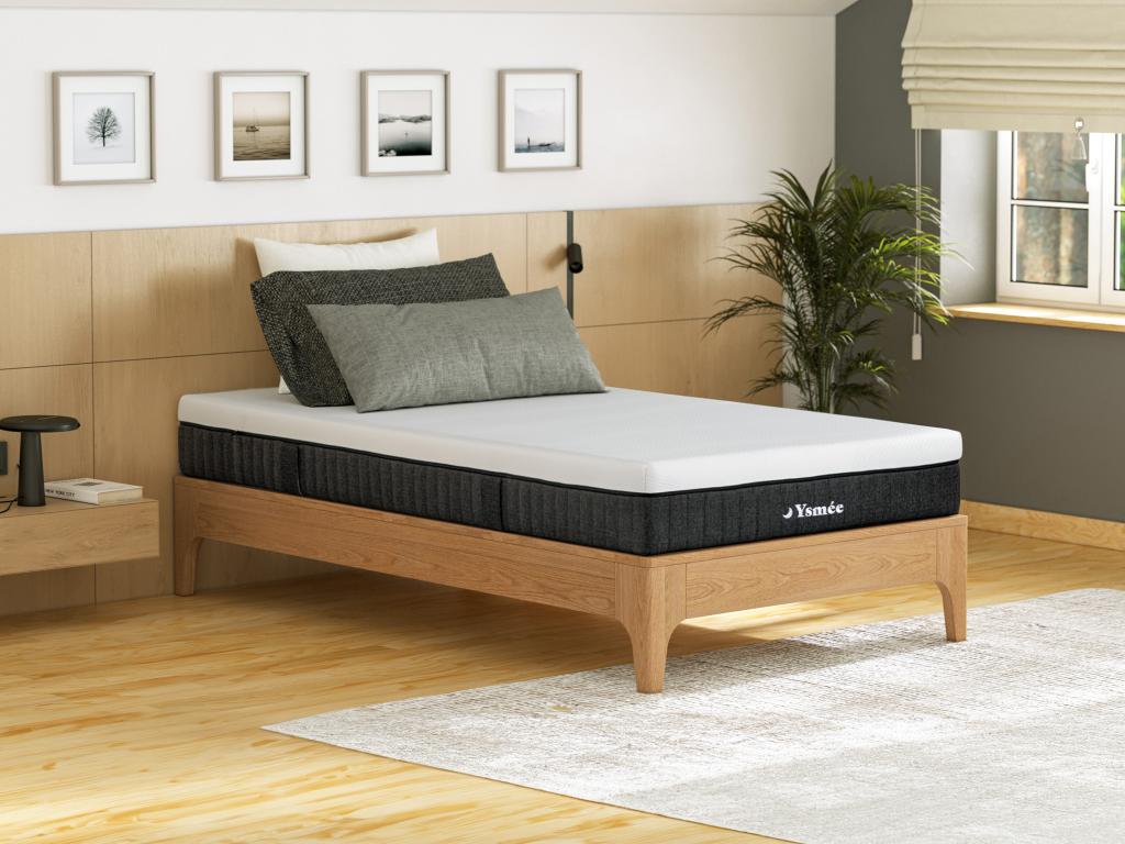 Matratze 90 x 190 cm - 5-Zonen-Taschenfederkern - Stärke 21 cm - CIDORA von günstig online kaufen