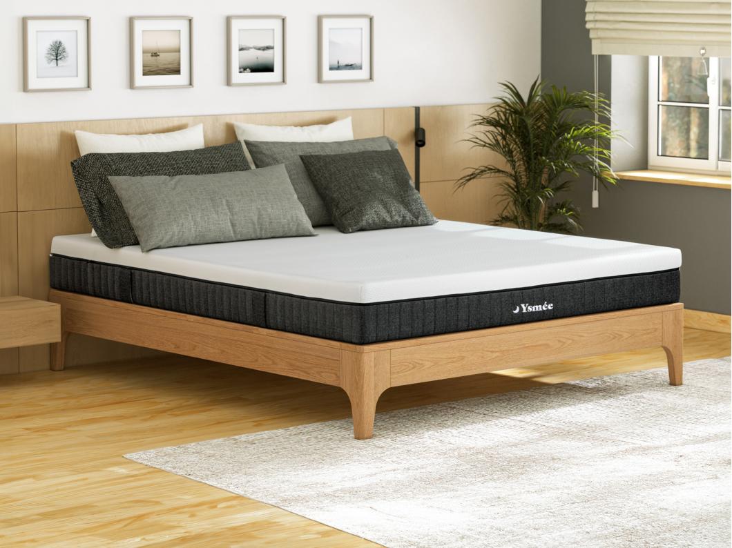 Matelas 180 x 200 cm ressorts ensachés 5 zones ép.21cm - CIDORA de YSMÉE