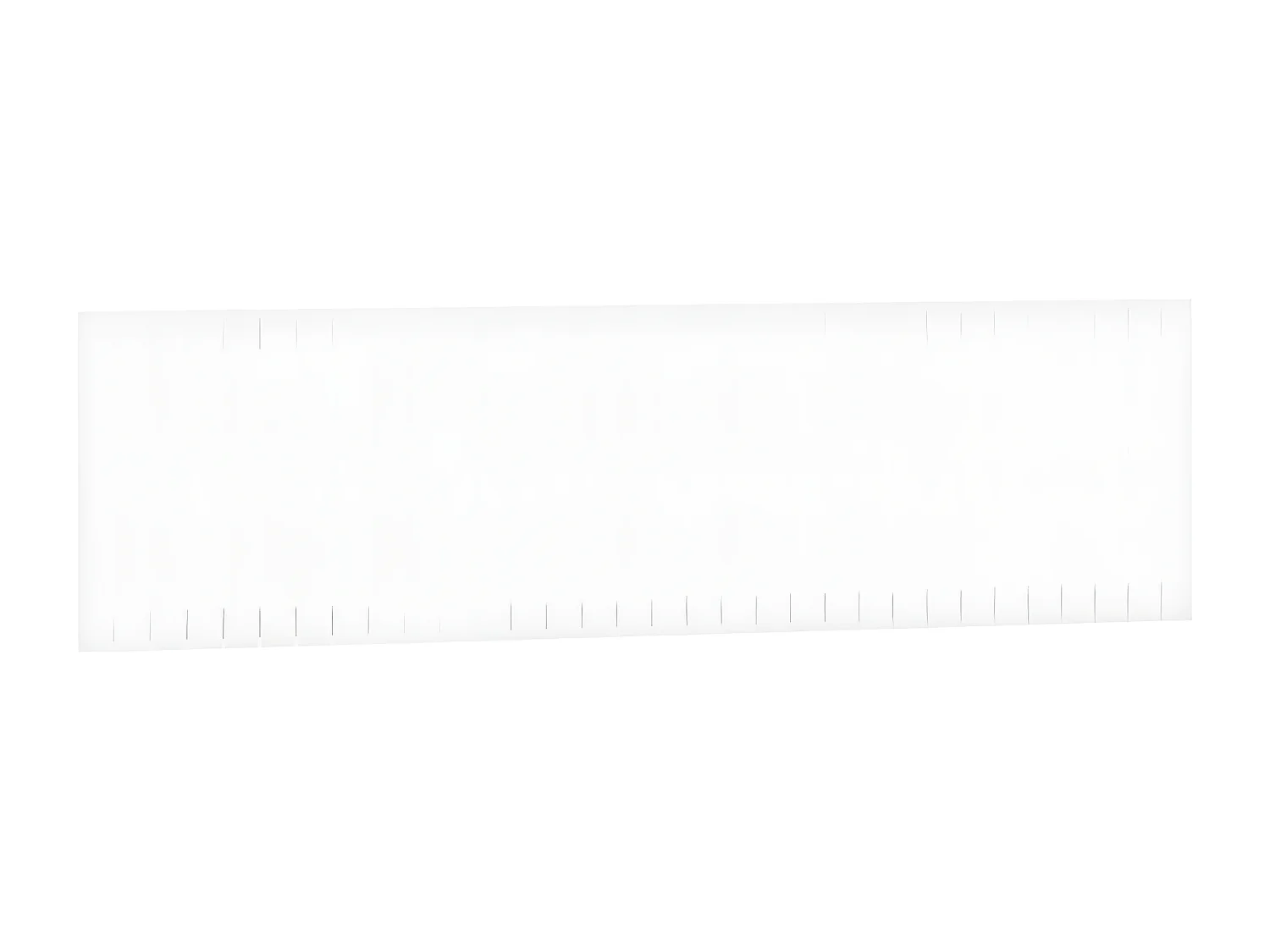 Wand-Kopfteil für Bett | Bett-Kopfteil Weiß 204x3x60 cm Massivholz Kiefer -MN769394