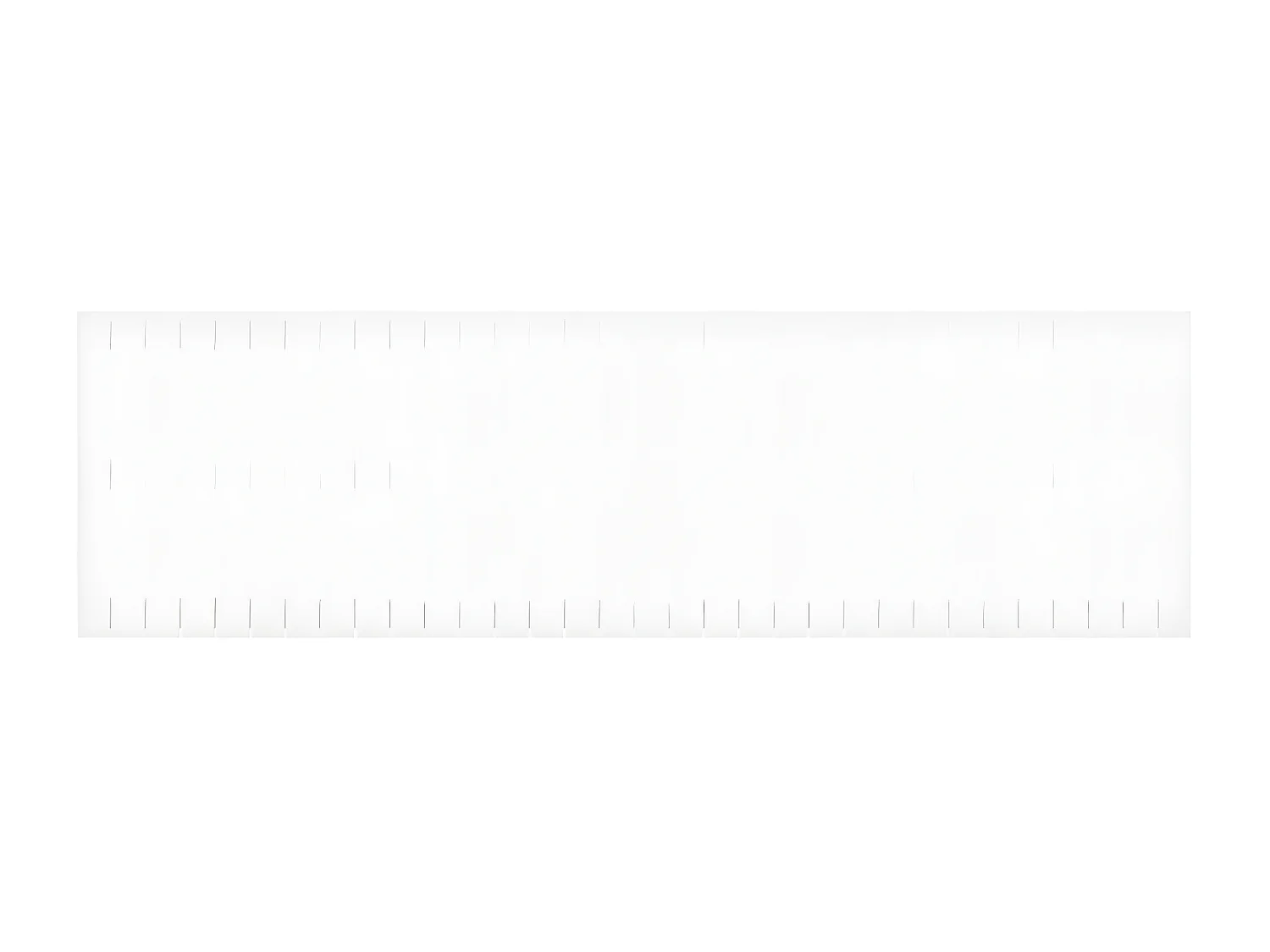 Wand-Kopfteil für Bett | Bett-Kopfteil Weiß 204x3x60 cm Massivholz Kiefer -MN769394