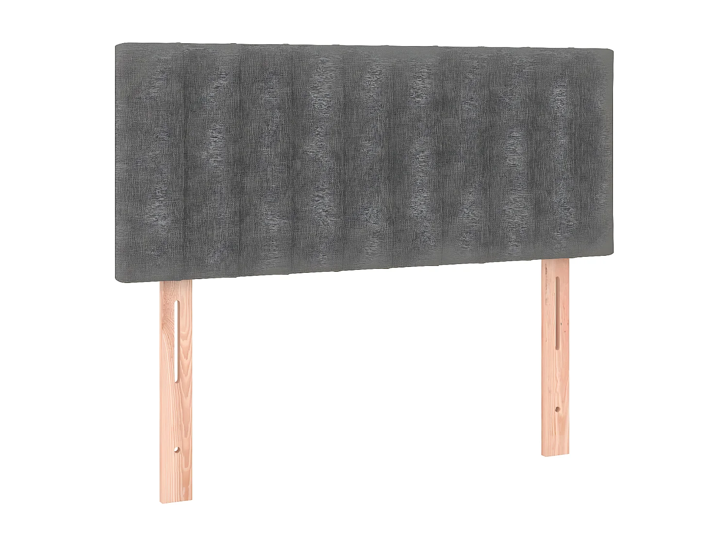 LED - Kopfteil für Bett | Bett-Kopfteil Dunkelgrau 80x5x78/88 cm Stoff -MN457505