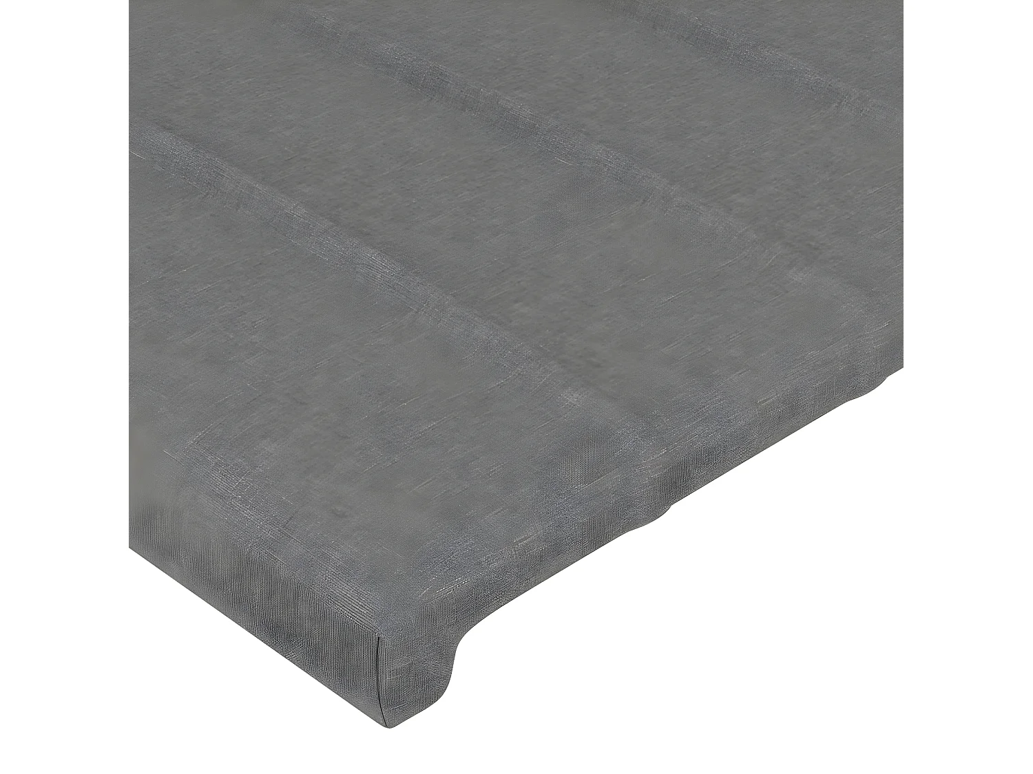 Kopfteil für Bett | Bett-Kopfteil mit Ohren Dunkelgrau 93x16x118/128 cm Stoff -MN595672