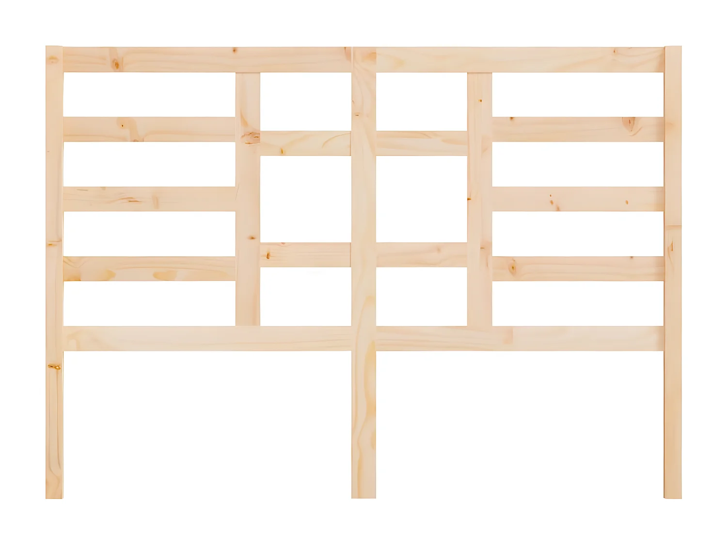 Kopfteil für Bett | Bett-Kopfteil 146x4x104 cm Massivholz Kiefer -MN605863