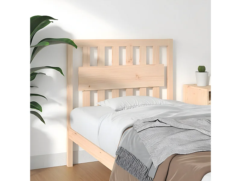 Kopfteil für Bett | Bett-Kopfteil 95,5x4x100 cm Massivholz Kiefer -MN183106