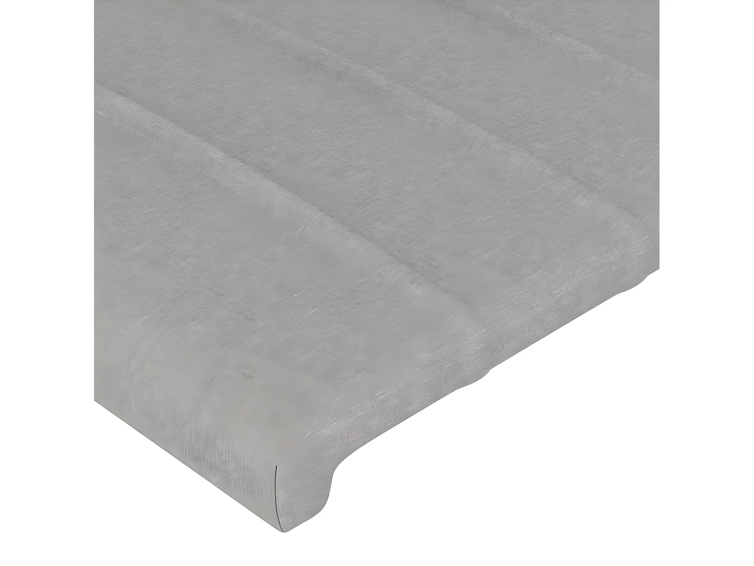 LED - Kopfteil für Bett | Bett-Kopfteil Hellgrau 90x5x118/128 cm Stoff -MN517132