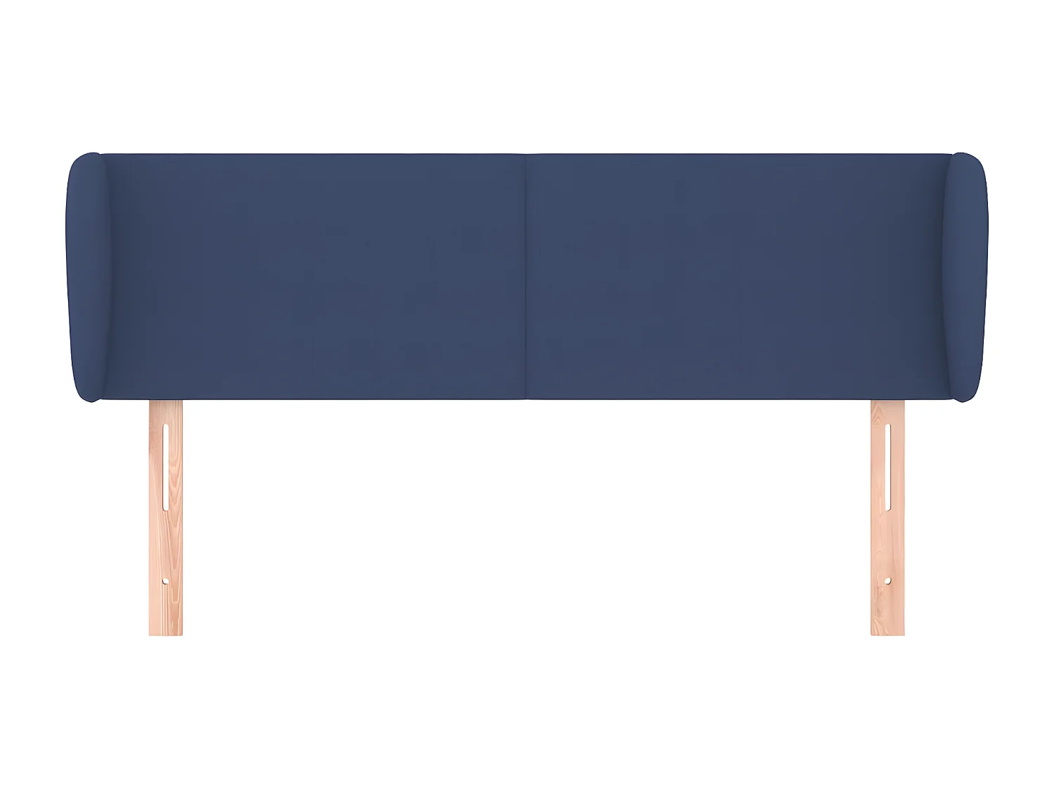 Kopfteil für Bett | Bett-Kopfteil mit Ohren Blau 103x23x78/88 cm Stoff -MN835838