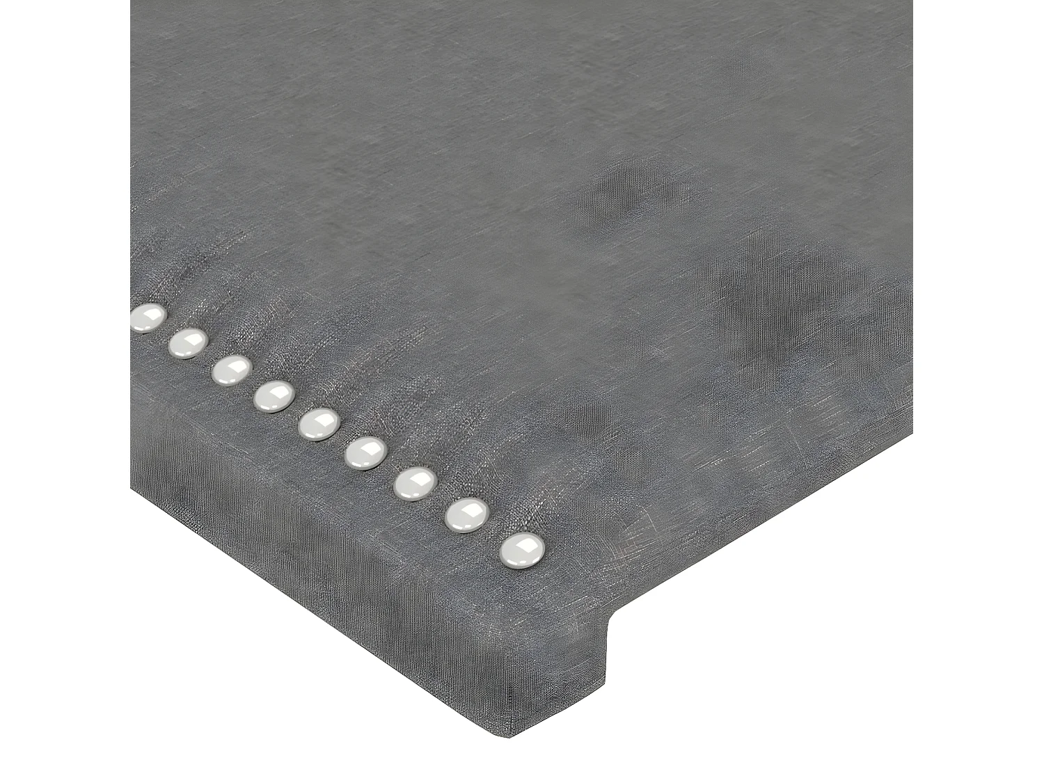 Kopfteil für Bett | Bett-Kopfteil mit Ohren Dunkelgrau 183x16x78/88 cm Stoff -MN402029